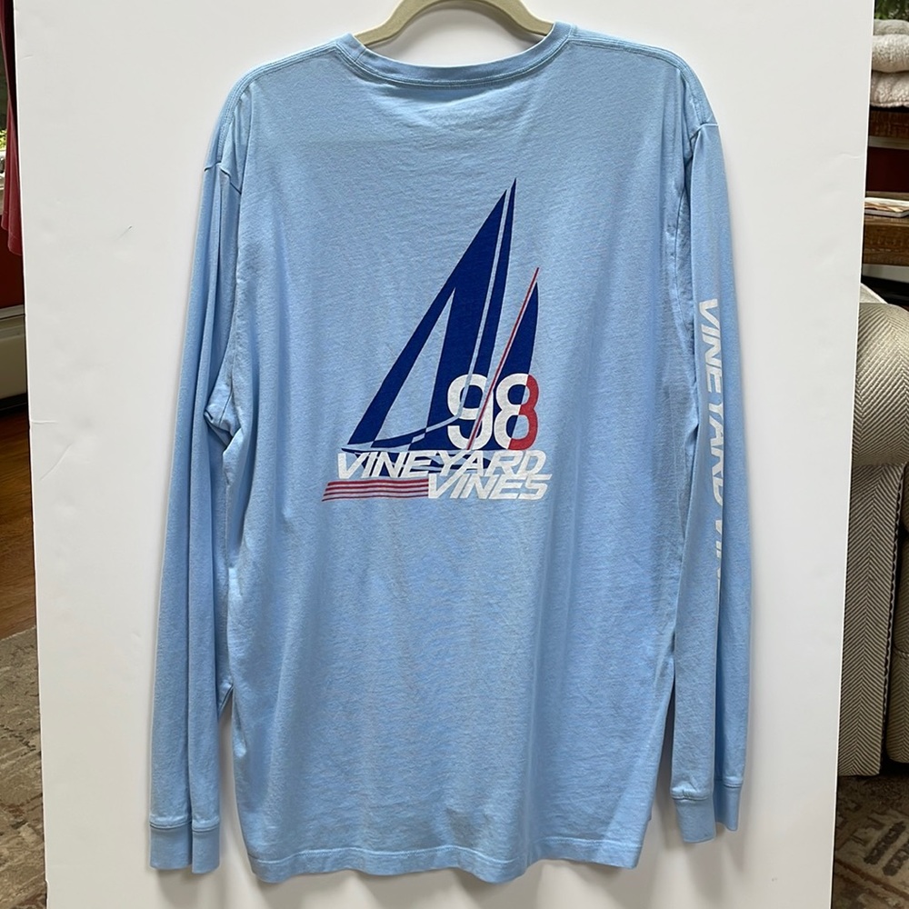 Vineyard vines men’s blue long sleeve shirt